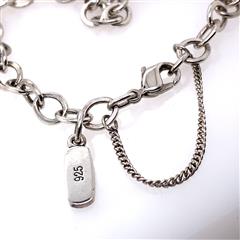 James Avery Sterling Silver Forged Link Bracelet